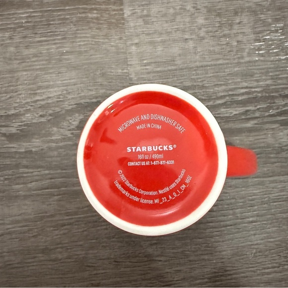 Starbucks Red 2022 16oz Tall Mug - Picture 4 of 6